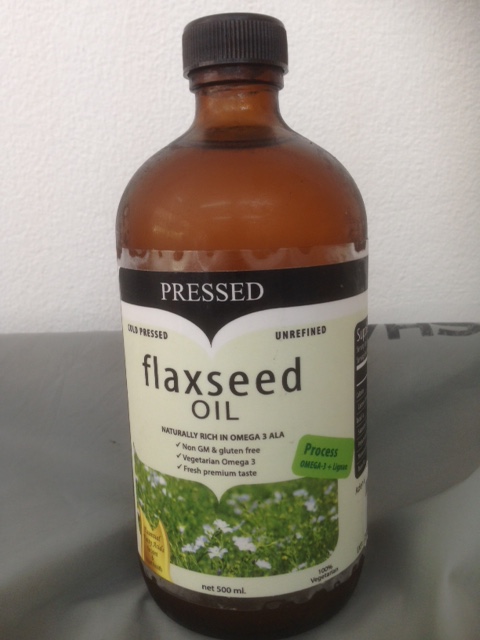 P11-0276 - : - น้ำมันแฟลกสกัดเย็น ( Coldpressed flaxseed oil)